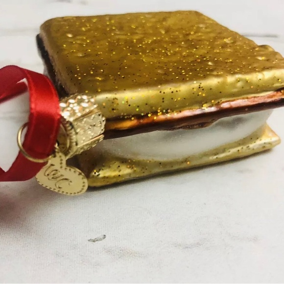 S'More Campfire Snack Old World Christmas Glass Ornament - Picture 2 of 8
